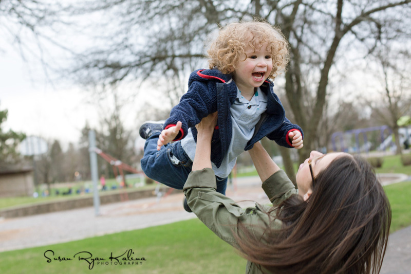 Deerfield IL Modern Family Photography of Mother and Son