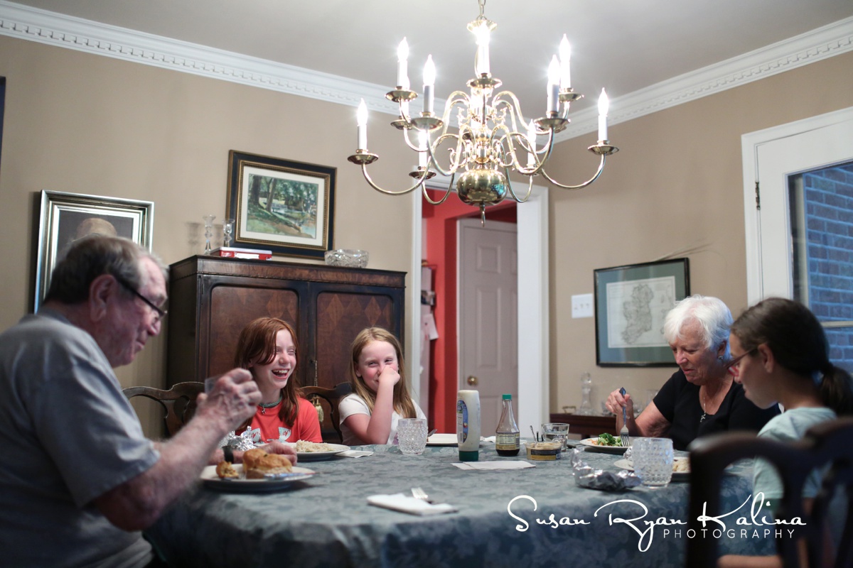 Family Dinner with Grandparents