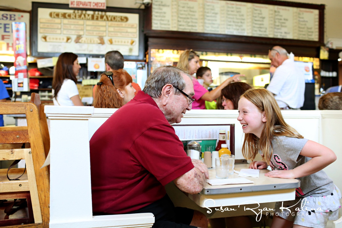 Lunch out with Grandpa