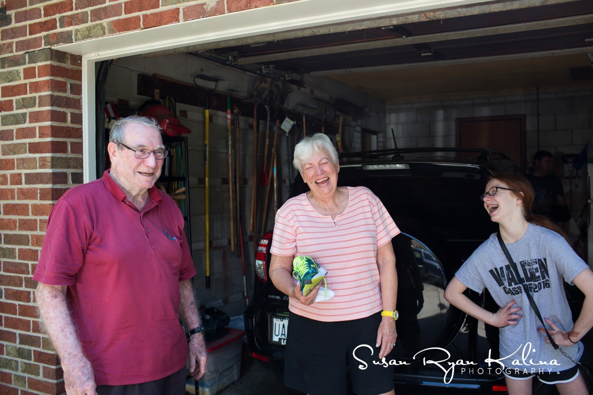 Laughing with Grandma and Grandpa